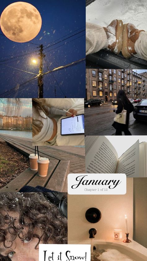 #months aesthetics #january #✨🫶🤍 January Girl Aesthetic, January Aesthetic Collage, January Core, January Aesthetic Month, Happy Birthday January, January Vibes, January Aesthetic, January Mood, Charlotte Wallpaper