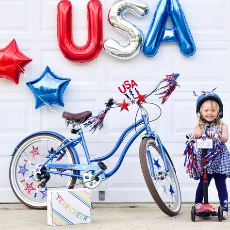 Bike Parade, Bike Decorations, 4th Of July Parade, Subscription Boxes For Kids, Kids Holiday Gifts, Date And Time, 4th Of July Celebration, Fun Family Activities, Fun For Kids