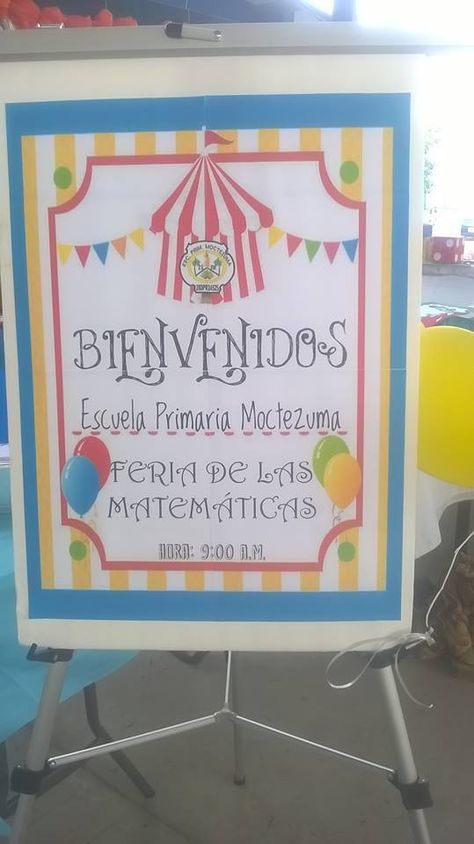 Feria de las matemáticas, estupendas ideas para experimentar aprender las matemáticas mientras jugamos - Imagenes Educativas Carnival Party, Diy And Crafts, Pokemon, Nursery, Education, Frame, Pokémon