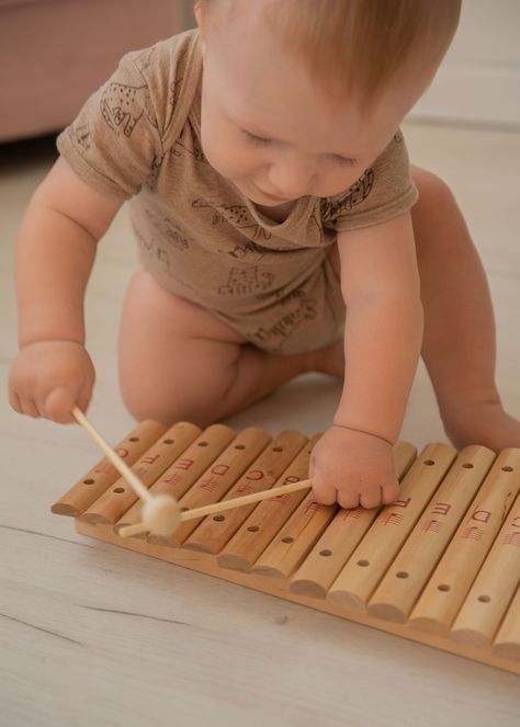 Toy Musical Instruments, Percussion Instrument, Music Toys, Toddler Gift, Percussion Instruments, Learning Spaces, Music For Kids, Montessori Toys, Musical Instrument