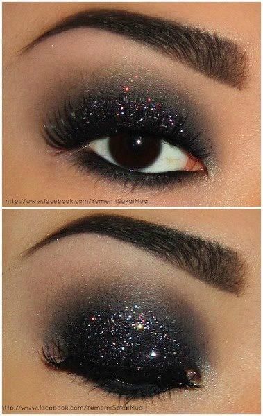 Perfect New Years Eve Makeup Green Eyes Pop, Silvester Make Up, New Year's Makeup, New Years Eve Makeup, Makeup Tip, Eye Makeup Pictures, Smoky Eyes, Makijaż Smokey Eye, Rock Chic