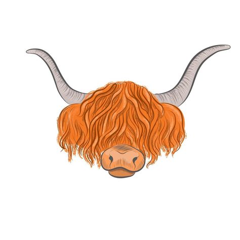 Ox Illustration, Ox, Vector Art, Ginger, Stock Vector, Vector Free, Royalty Free Stock Photos, Vector Illustration, Canvas Painting