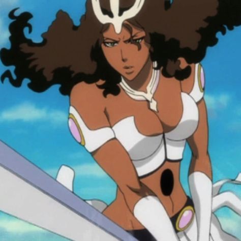 Franceska Mila Rose -Bleach Franceska Mila Rose, Mila Rose, Strong Female Characters, Bleach Characters, Black Cartoon Characters, Black Characters, Black Anime Characters, Bleach Manga, Black Cartoon