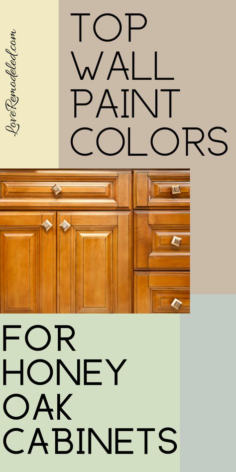 Colors For Honey Oak Cabinets, Paint Colors For Honey Oak, Oak Kitchen Cabinets Wall Color, Honey Oak Trim, Best Wall Colors, Honey Oak Cabinets, Paint For Kitchen Walls, Oak Trim, Oak Kitchen Cabinets