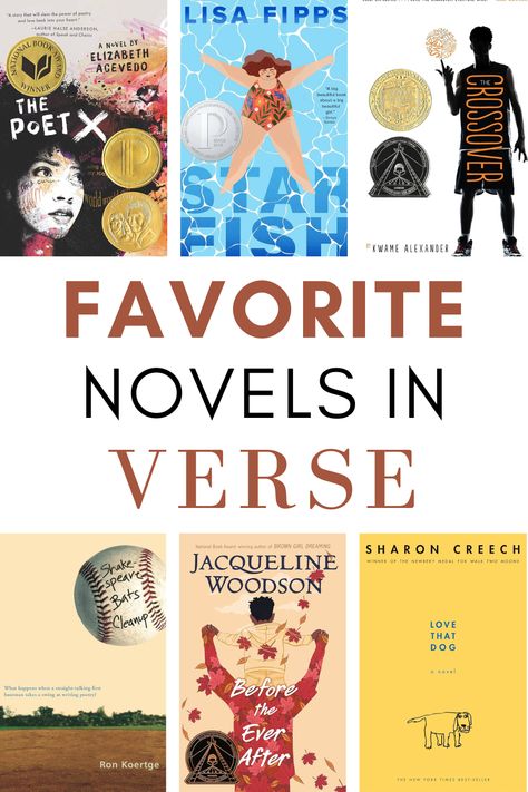 6 Favorite Novels in Verse To Be Read List, Nonfiction Books For Kids, Forms Of Poetry, To Be Read, Read List, Ya Novels, School Librarian, Middle Schoolers, Reading Log