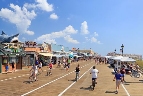 11 Best Things to do in Ocean City, NJ (with Map) - Touropia Virginia Beach Boardwalk, Ocean City Boardwalk, Ocean City New Jersey, Chicago Hot Dog, Nj Beaches, South Beach Hotels, Ocean City Nj, Image Film, Beach Boardwalk