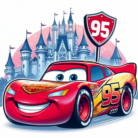 برق بنزين, Cars Cartoon Disney, Cars Disney Pixar, Flash Mcqueen, Disney Cars Wallpaper, Hair Bows Diy Ribbon, Mickey Mouse Birthday Invitations, Walt Disney Characters, Cars Disney