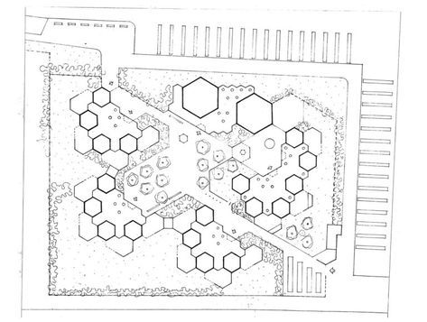 Open-Air School, Amsterdam, 1955 | Hexagonal Architecture, School Building Plans, Aldo Van Eyck, Site Analysis Architecture, Van Eyck, Urban Landscape Design, Conceptual Architecture, Architecture Board, Architecture Concept Drawings