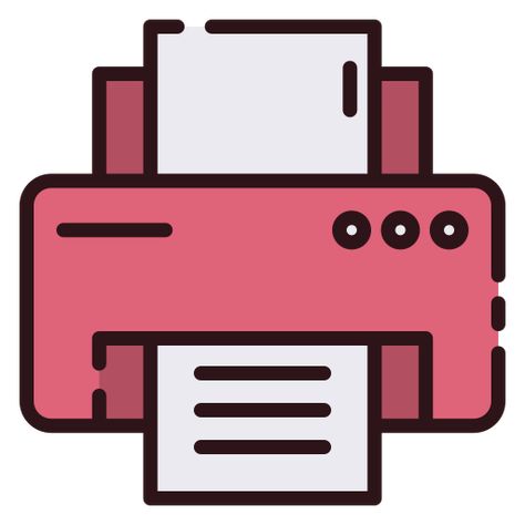 Printer Icon Aesthetic, Download Icon Aesthetic, Printer Aesthetic, Printer Drawing, Office Graphics, Cute App, Iphone App Layout, Floral Border Design, Iphone Wallpaper App