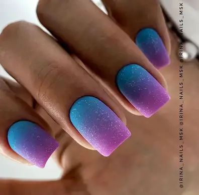 Spring Nails Ombre 2024: A Fresh Palette of Style and Color Pink And Lavender Ombre Nails, Pink Blue Ombré Nails, Nails Acrylic Summer Ombre, Blue To Pink Ombre Nails, Pink And Blue Ombré Nails, Summer Nails Purple Designs, Pastel Color Ideas, Summer Ombre Nails, Teal Acrylic Nails