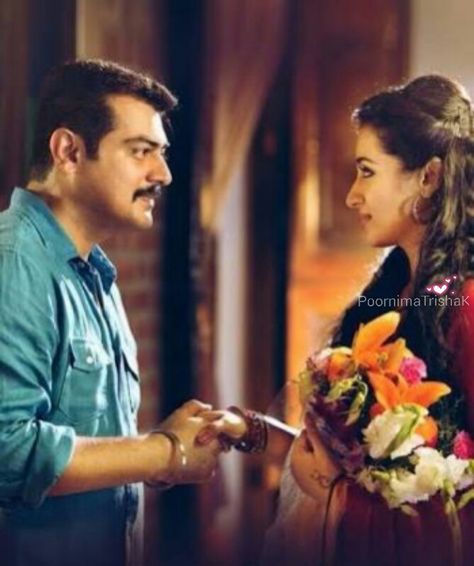 HBD Ajithkumar (Thala) Yennai Arindhaal Trisha, Yennai Arindhaal, Trisha Krishnan, Bollywood Couples, Casual Indian Fashion, Movie Wallpapers, Actor Photo, My Photo Gallery, Hd Images