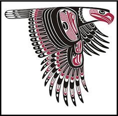 aida tatoo on Pinterest | 34 Images on native art, haida art and indi… Indian Art Tattoo, Native American Eagle Tattoo, Tatouage Haida, Arte Haida, Native American Animals, Native American Eagle, Native Artwork, Pacific Northwest Art, Haida Art