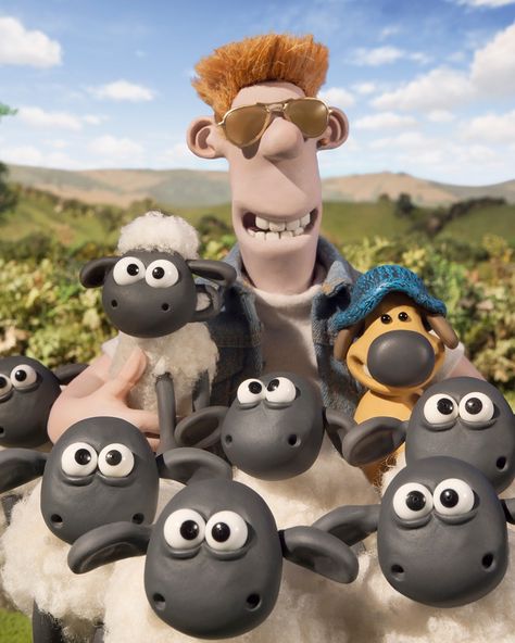 The cutest Throwback Thursday...when the Flock were little and the Farmer had a bit more hair! #ShaunTheSheep #ThrowbackThursday #Throwback #Cute #Aardman #Animation Wallace And Gromit Characters, Timmy Time, Wooden Puppet, Aardman Animations, Silly Kids, Sheep Art, Shaun The Sheep, Cute Friend Photos, Old Disney