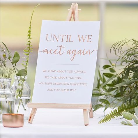 Botanical Wedding Commemorative Sign & Easel - 30cm Memory Table Wedding, Wedding Memorial Sign, Fest Temaer, Wedding Kit, Signing Table Wedding, Memorial Signs, Future Wedding Plans, Botanical Wedding, Wedding Memorial