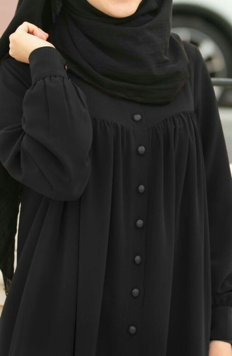 Burkha Designs Black, Simple Abaya Designs, Burkha Designs, Burqa Designs, Habits Musulmans, Black Abaya Designs, Simple Abaya, Abaya Designs Latest, Abaya Outfit