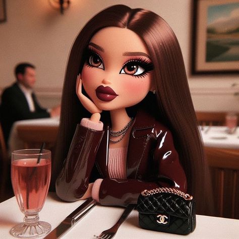 Me In Character, Bratz Pfp Aesthetic, Bratz Profile Picture, Bratz Pfp, Bratz Girl, Bratz Wallpaper, Bratz Dolls Aesthetic, Bratz Doll Makeup, Bratz Yasmin