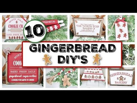 (2) 10 *HIGH-END* Gingerbread DIY's | Easy & Budget Friendly Christmas Decor - YouTube Christmas Decor On A Budget, After Christmas Decor, Diy Gingerbread, Gingerbread Diy, Gingerbread Crafts, Gingerbread Christmas Decor, Easy Budget, Decor On A Budget, Gingerbread Christmas