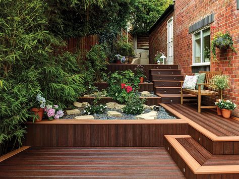 Backyard Patio Ideas and Inspiration for 2024 Deck Tiles Ideas, Trex Decking Ideas, Composite Decking Ideas, Composite Deck Tiles, Backyard Patio Ideas, Trex Decking, Decking Ideas, Porch Remodel, Tiles Ideas