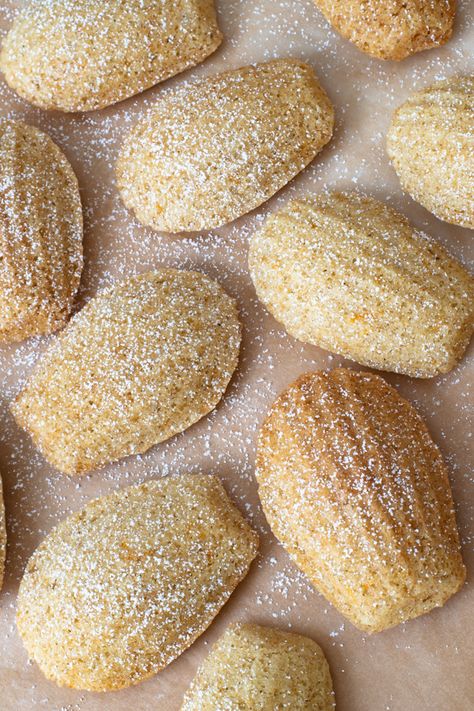 Madeline Cookies Recipe, Madelines Recipe, Madeleines Recipe, Madeline Cookies, Orange Cardamom, Madeleine Recipe, Madeleine Cookie, Little Cakes, Small Cake