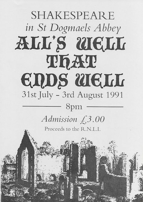 All's Well That Ends Well | ASP Mona Awad Aesthetic, Mona Awad, Ian Wood, University Of Sheffield, Shakespeare Plays, Theatre Poster, Quote Posters, Cover Art, Quotes