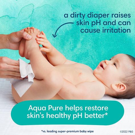 99% Purified Water Gentle and Hypoallergenic: 0% alcohol, fragrance, parabens and latex* (*no natural rubber) Clinically Proven: Gentle on skin 1-Wipe POP TOP: Keeps wipes from drying out pH-balancing: Helps restore skin's healthy pH better than the leading super premium baby wipe Water Wipes, Skin Aqua, Baby Wipe, Baby Lotion, Purified Water, Pop Top, Newborn Babies, Baby Protection, Pure Water