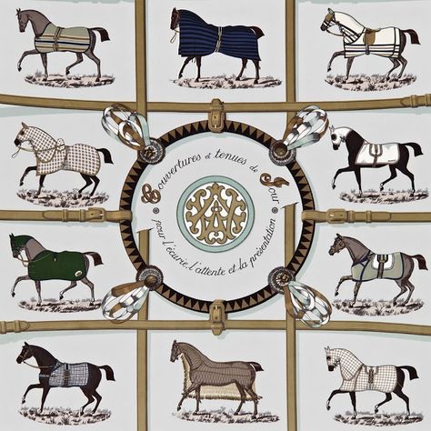 Horse Country Chic: Hermes Wallpaper and Fabric Collection Hermes Wallpaper, Hermes Print, Equine Decor, Hermes Home, Horse Scarf, French Luxury Brands, Pattern Sketch, Horse Country, Horse Motif