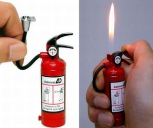 15 cool things you can buy from ShitYouCanAfford.com - Imgur Cool Lighters, Puff And Pass, Mini Things, Ideas Creative, Fire Extinguisher, Cool Inventions, A Fire, Cool Items, Cool Gadgets