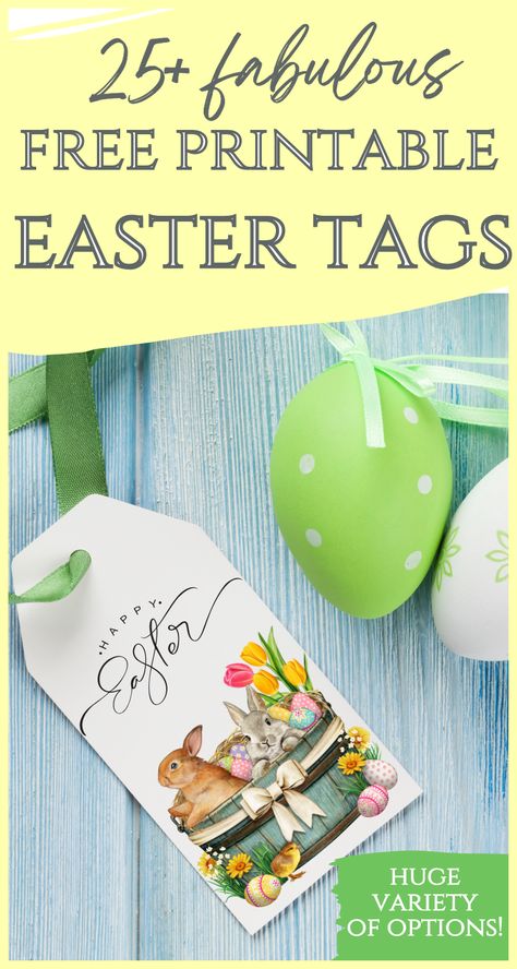 Free Easter Tag Printables, Primary Easter Gifts, Easter Favors For Church, Easter Cards Free Printables, Happy Easter Labels Free Printable, He Is Risen Tags Free Printable, Easter Treat Bag Tags Free Printables, Easter Favors Ideas, Christian Easter Gift Tags Printable Free