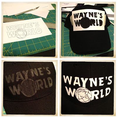 JENNBLECH: wayne's world costumes in progress... Waynes World Costume, Zombie Couple Costume, Waynes World, Waynes World Hat, Zombie Halloween Costumes, 90s Costume, La Style, Wayne's World, Beetlejuice Beetlejuice