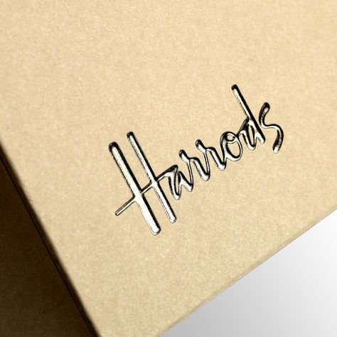 Progress Packaging Luxury Retail Carrier Foil Logo Foil Stamping Design, Foiling Techniques, Spot Varnish, Blind Emboss, Embossed Business Cards, Hot Stamp, Foil Packaging, Menu Designs, Litho Print