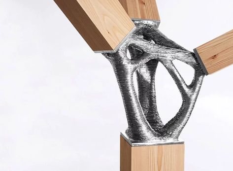 3d Printed Furniture, Machine 3d, Design Loop, Metal Printing, Concrete Posts, Structural Steel, 3d Printed Metal, Generative Design, Architecture 3d