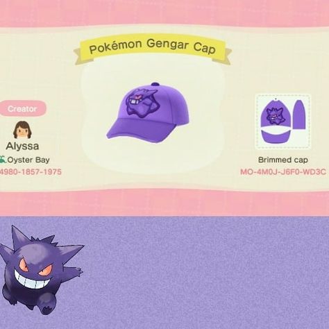 Animal Crossing Pokemon Clothes, Pokemon Acnh Codes, Animal Crossing Pokemon Design, Acnh Pokemon Design Codes, Acnh Pokemon, Acnh Themes, Acnh Maps, Ac Codes, Pokemon Hat