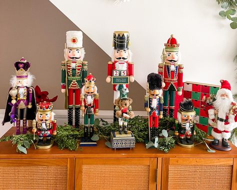 Nutcracker Display Ideas, Nutcracker Display, Drake Hotel, Dining Room Console, City Mom, I've Changed, Train Set, Christmas Tree Themes, Nutcracker Christmas