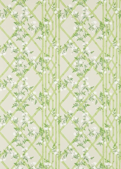 Maine Wallpaper, Lattice Wallpaper, Zoffany Wallpaper, Spring Leaf, Trellis Wallpaper, Interior Wallpaper, Handmaid's Tale, Painted Rug, Lattice Design