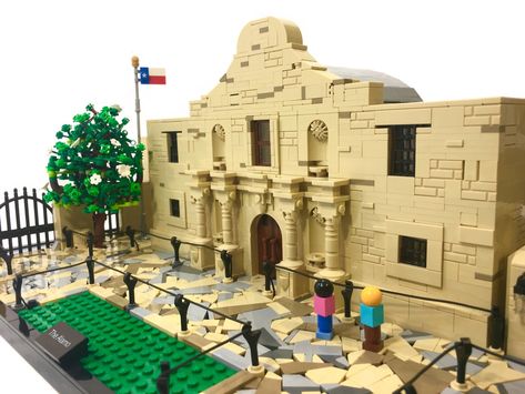 LEGO Ideas - Product Ideas - The Alamo Alamo Project For School, The Alamo Project, Alamo Activities, Alamo Project, Project For School, Lego Universe, Lego Buildings, Brick In The Wall, The Alamo