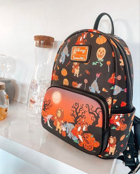 Loungefly Halloween, Loungefly Winnie The Pooh, Halloween Backpack, Pooh Halloween, Winnie The Pooh Halloween, Loungefly Purse, Halloween Things, Disney Loungefly, Disney Blog