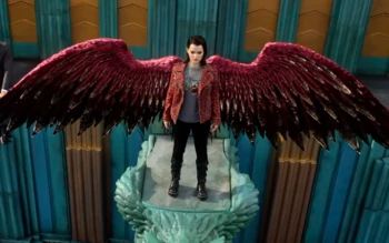 Aurora Morningstar | Lucifer Wiki | Fandom Rory Lucifer, Aurora Morningstar, Human Wings, Brianna Hildebrand, Lucifer Wings, Beautiful Wings, Chloe Decker, Lauren German, Wicked Game