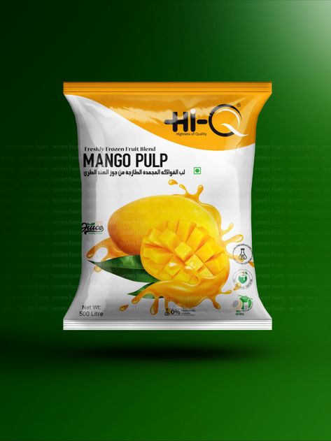 MANGO PULP SHAKE KIT POUCH DESIGN #labelDesign #containerLabelDesign #mangoPulpPouchDesign #mangoPulpShakeKitPouchDesign #Foodpackaging #packaging #branddesign #packagingdesign #brandidentity #packagingdesignkerala #packagingdesignAlappuzha #productcoverDesigningEranakulam #flexiblePackagingGraphicsDesign #aiGraphicDesign #aiDesignTrend #sevenHues #sevenhues #thesevenhues.com Mango Pulp Packaging Design, Pulp Packaging Design, Pulp Packaging, Packet Design, Mango Pulp, Pouch Design, Packaging Designs, Frozen Vegetables, Frozen Fruit