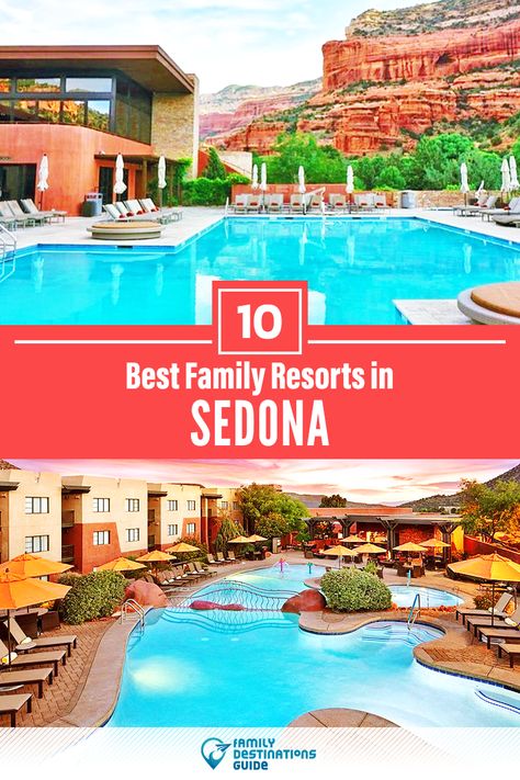 Want ideas for a family vacation to Sedona, Arizona? We’re FamilyDestinationsGuide, and we’re here to help: Discover Sedona’s best resorts for families - so you get memories that last a lifetime! #sedona #sedonavacation #sedonawithkids #familyvacation Sedona Family Vacation, Arizona Family Vacation, Sedona Arizona Hotels, Best Resorts For Kids, Sedona Resort, Sedona Arizona Travel, Sedona Hotels, Arizona Resorts, Resorts For Kids