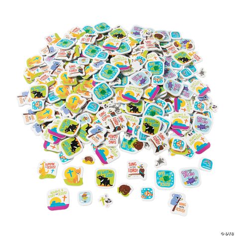 Outback VBS Self-Adhesive Shapes - 300 Pc. | Oriental Trading Vbs Registration Table, Registration Table, Bible School Crafts, Colorful Images, Foam Shapes, Foam Blocks, Bible School, Praise God, School Crafts