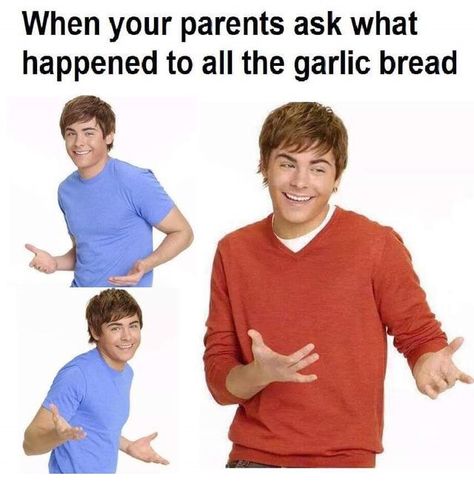 ZAC AND GARLIC BREAD MEMES Clean Humor, Christian Memes, Memes Humor, What’s Going On, Funny Pins, Best Funny Pictures, Bones Funny, Popular Memes, Riverdale