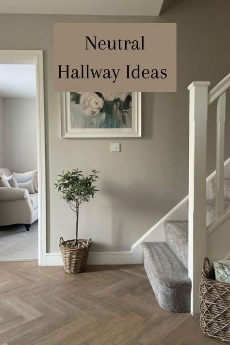 "Elevate your hallway with these 5 stunning neutral design ideas that are sure to inspire you! ✨ Create a warm and inviting entryway that sets the tone for the rest of your home. 🏡🚪

🔗 Explore our link for a handpicked selection of neutral hallway decor and accessories to bring these ideas to life. From elegant wall art to minimalist furniture, you'll find everything you need to transform your hallway into a stylish and welcoming space.
Get inspired and make your hallway a true masterpiece! Small Neutral Hallway, Modern Country Hallway Ideas, Cream And Gold Hallway Ideas, Welcoming Hallway Ideas, Two Tone Hallway Ideas, Hallway Ideas Neutral, Taupe Hallway Ideas, Colour Schemes For Hallways, New Build Hallway