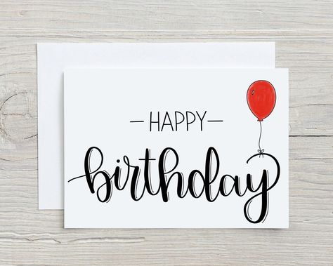 s

Celebrate a special day with a personalized . Choose from our wide selection of designs and add your own#birthdayfontstyle #happybirthday #fontdesign #birthdaygreetings #celebrationstyle Hand Lettered Happy Birthday, Happy Birthday Hand Lettering Card, Happy Birthday Card For Him, Happy Birthday Envelope Art, Birthday Envelope Art, Happy Birthday Simple, Hand Lettered Cards, Calligraphy Birthday Card, Modern Birthday Card