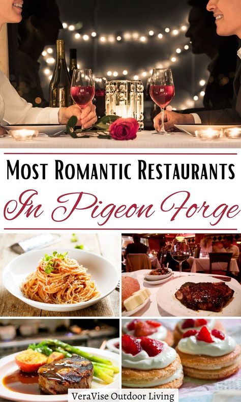 If you’re looking for a place in Pigeon Forge to take your special someone on a romantic date, you’ve come to the right place. This Pigeon Forge Vacation Guide will help you find THE MOST romantic restaurants in Pigeon Forge with delicious food and a romantic atmosphere for you and your sweetheart. Pigeon Forge Restaurants, Pigeon Forge Vacation, Brazilian Steakhouse, Romantic Restaurants, Food Tourism, Kid Friendly Restaurants, Pigeon Forge Tn, Romantic Restaurant, Italian Appetizers