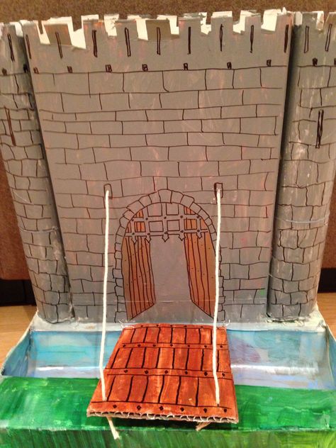 Drawbridge, school project Drawbridge Diy, Draw Bridge, Diy Shed, School Project, Diy Door, How To Make Diy, Diy Hacks, School Projects, Homework