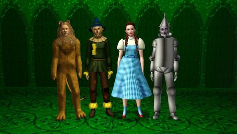 Sil Fantasy: The Wizard of Oz Sims My Favorite Movies, The Wizard Of Oz, The Wizard, Wizard Of Oz, Sims 3, Sims Cc, A Group, The Movie, Wizard