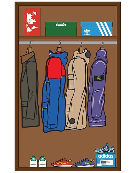 The ‘80s Wardrobe’. www.80scasuals.co.uk #awaydays #casuals #casual #casualwayoflife #casualstyle #casualscene #80s #80scasual #80scasuals… 80s Wardrobe, Football Casual Clothing, Casual Football, Barbour Bedale, Ultra Casual, Skinhead Fashion, Adidas Art, Style Council, Casual Logo