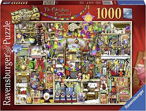 Amazon.com: Ravensburger The Christmas Cupboard, Colin Thompson Jigsaw Puzzle (1000-Piece) : Toys & Games Colin Thompson, Christmas Jigsaw Puzzles, Jigsaw Puzzles 1000, Ravensburger Puzzle, Christmas Puzzle, Paper Chains, Puzzle Shop, Jigsaws, Puzzle 1000