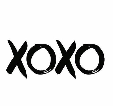 #xoxo Xoxoxo Tattoo, Xoxo Tattoo, Dibujo Simple, Carved Wood Signs, Different Aesthetics, Black Box, Vinyl Designs, Carved Wood, Front Design