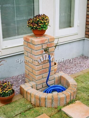 Garden Sink, نباتات منزلية, Garden Yard Ideas, Garden Fountains, Garden Care, Backyard Projects, Diy Backyard, Backyard Design, Backyard Landscaping Designs